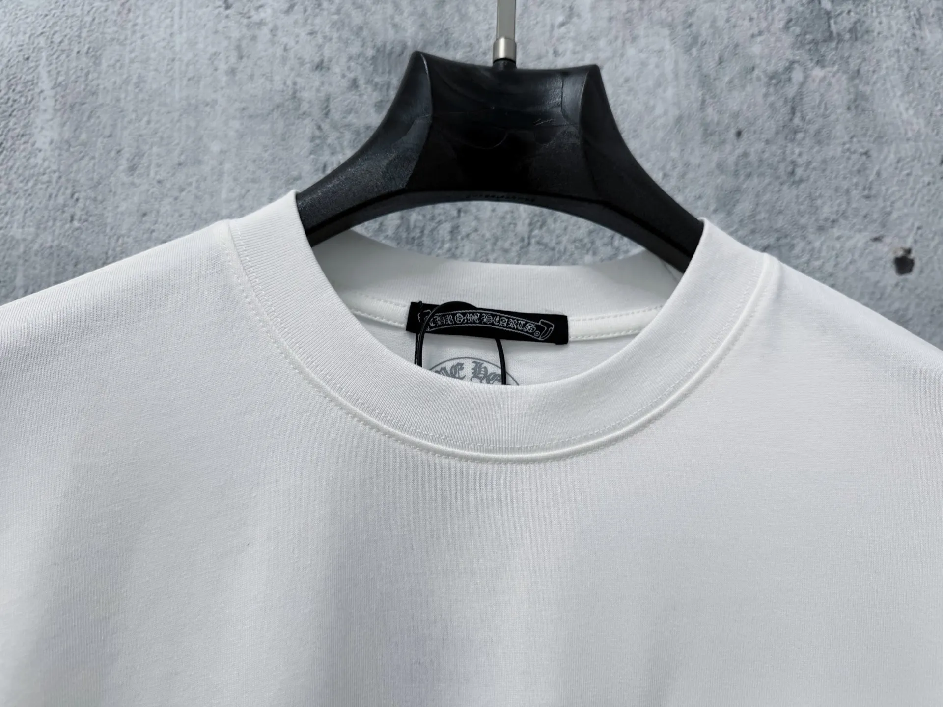 【Chrome Hearts】 25ss T Same Style T Versatile : Black White Size：S-XL